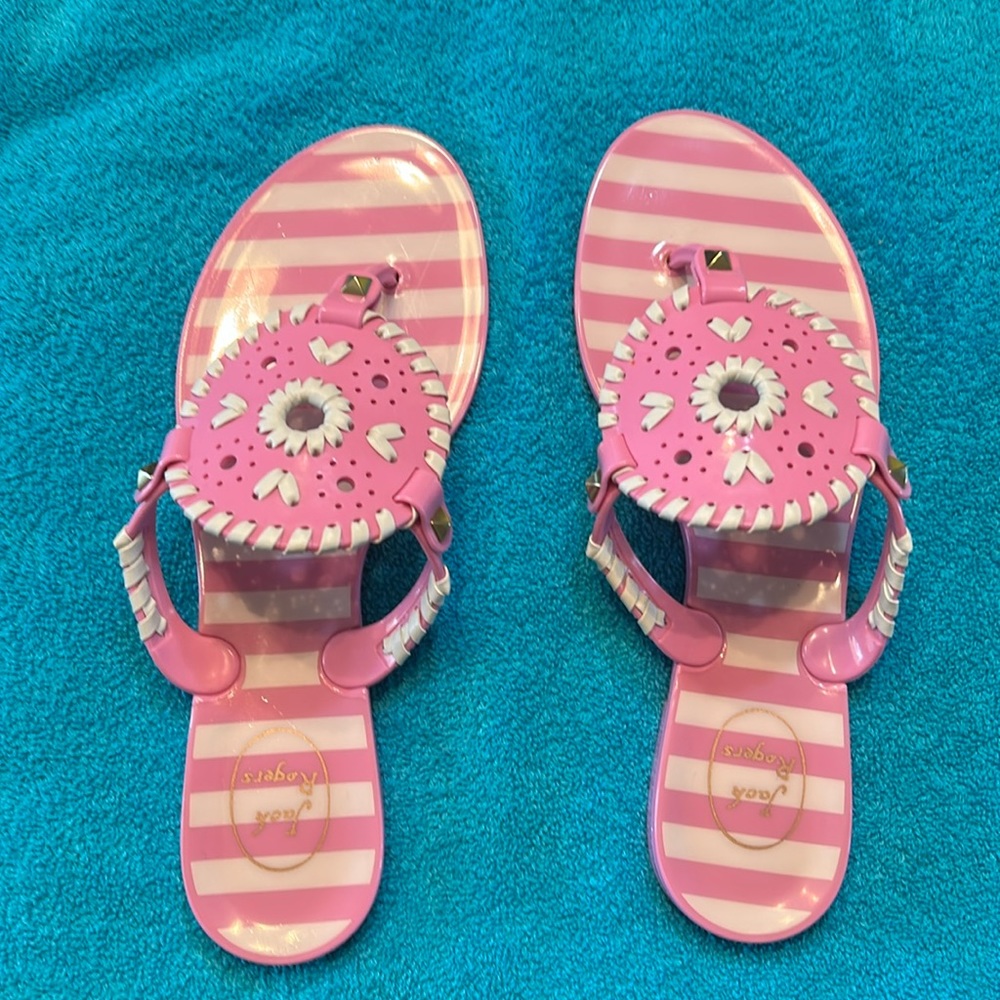 Jack Rogers jelly sandals
